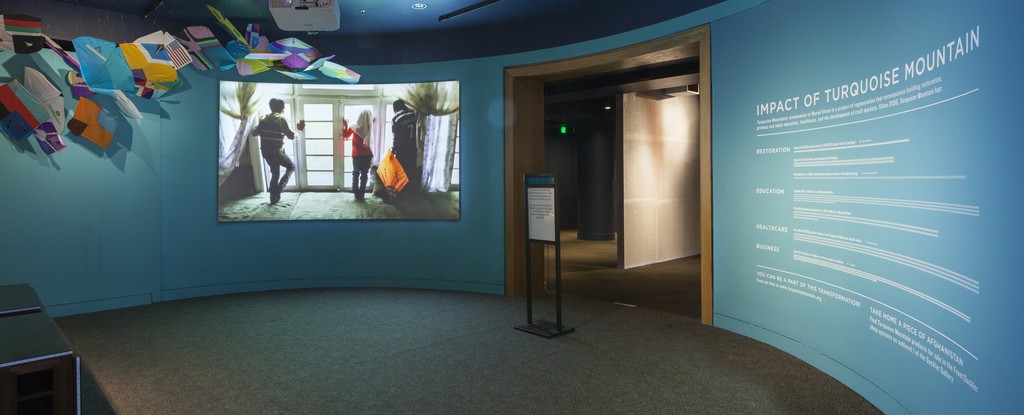 Gallery View, "Turquoise Mountain: Artists Transforming Afghanistan", Arthur M. Sackler Gallery, Smithsonian Institution Gallery View, "Turquoise Mountain: Artists Transforming Afghanistan", Arthur M. Sackler Gallery, Smithsonian Institution