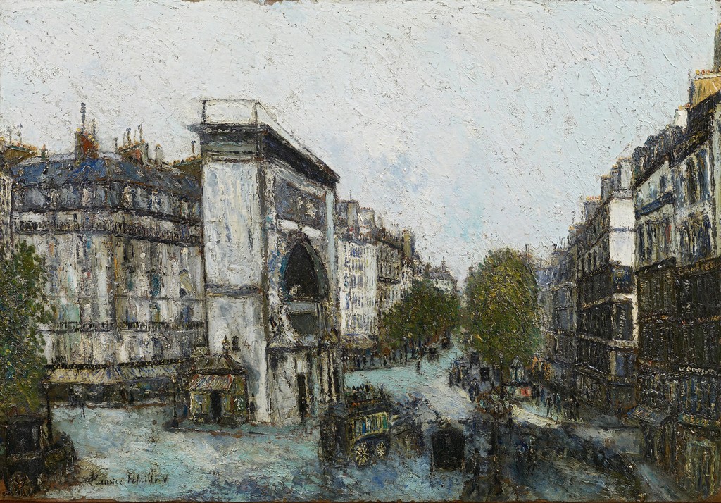 Maurice Utrillo. Porte Saint-Martin Maurice Utrillo. Porte Saint-Martin