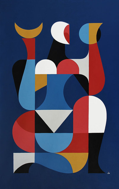 Remed, ‘Reflet, Devine, Demain’, 2019, David Bloch Gallery