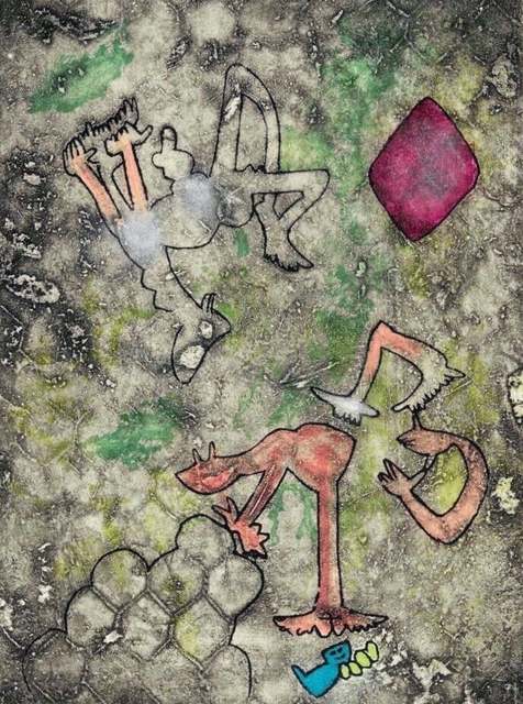 Roberto Matta, ‘Centre Noeuds, Plate II’, 1974, Print, Etching & Aquatint on Arches paper, Art Commerce