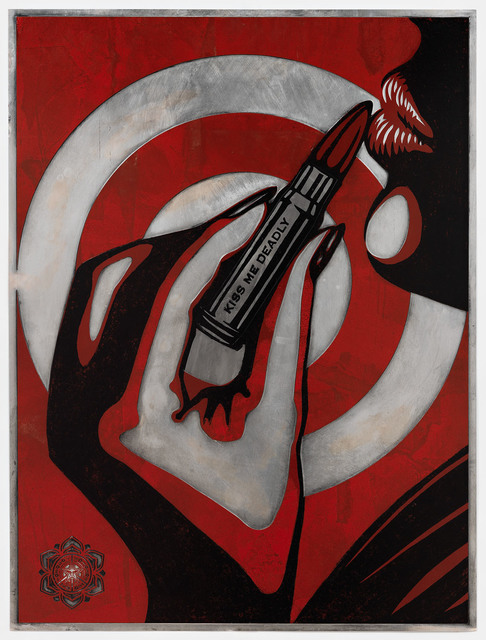 Shepard Fairey (OBEY), ‘Kiss Me Deadly (Plate)’, 2012, Pace Prints