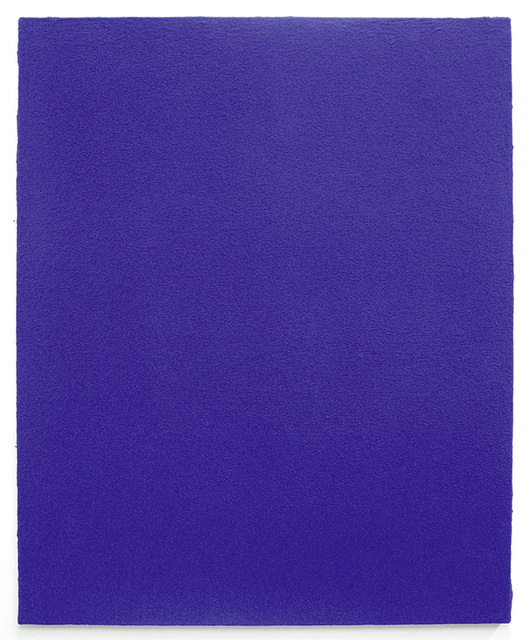 Yves Klein, ‘Monochrome bleu sans titre (IKB 4)’, 1961, Fondation Beyeler