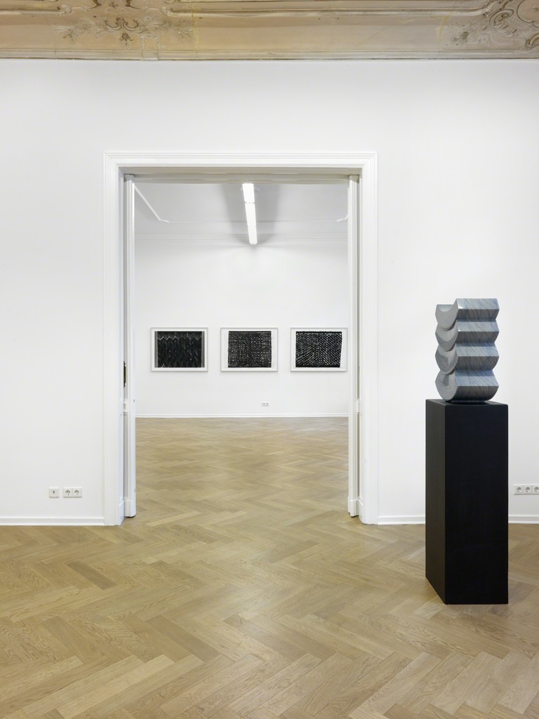 Installation view. Heinz Mack "Mack: Review and Outlook, A Special Selection - Homage to his 86th birthday", A3, Berlin, Germany. February 26 - April 23, 2016. Photo: Bernd Borchardt Installation view. Heinz Mack "Mack: Review and Outlook, A Special Selection - Homage to his 86th birthday", A3, Berlin, Germany. February 26 - April 23, 2016. Photo: Bernd Borchardt