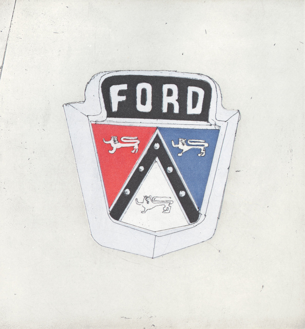 Ed Ruscha, ‘Ford’, 2009, Print, Color aquatint with hard-ground etching, Various Small Fires