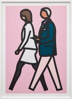 Julian Opie - New York Couple 7, from New York Couples