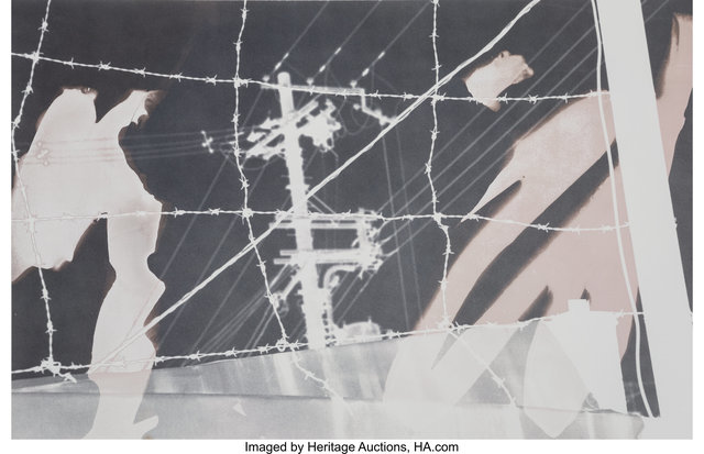 Robert Rauschenberg, ‘Untitled (From the Bleacher Series)’, 1990, Heritage Auctions