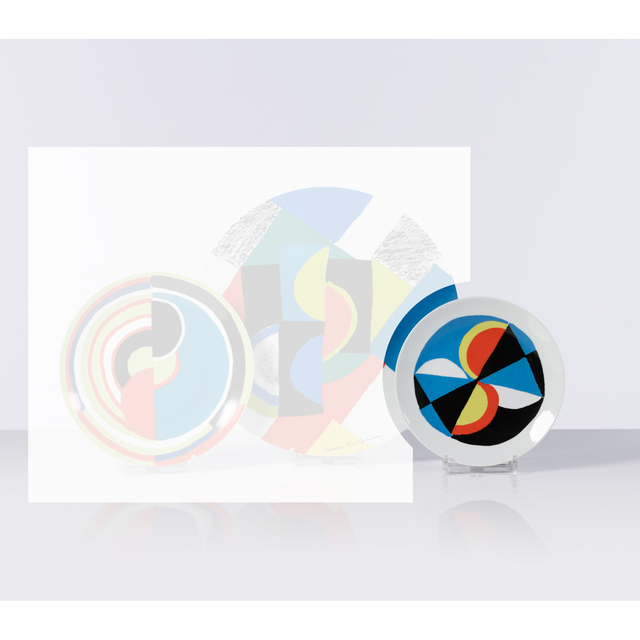 Sonia Delaunay, ‘Windsor’, circa 1975, Design/Decorative Art, Plat in white porcelaine de Limoges, PIASA