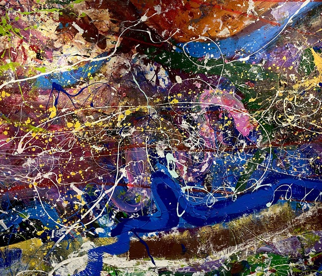Sacha Jafri, ‘Mountain Dream’, 2019, Painting, Oil & Mixed Media On Canvas, Leila Heller Gallery