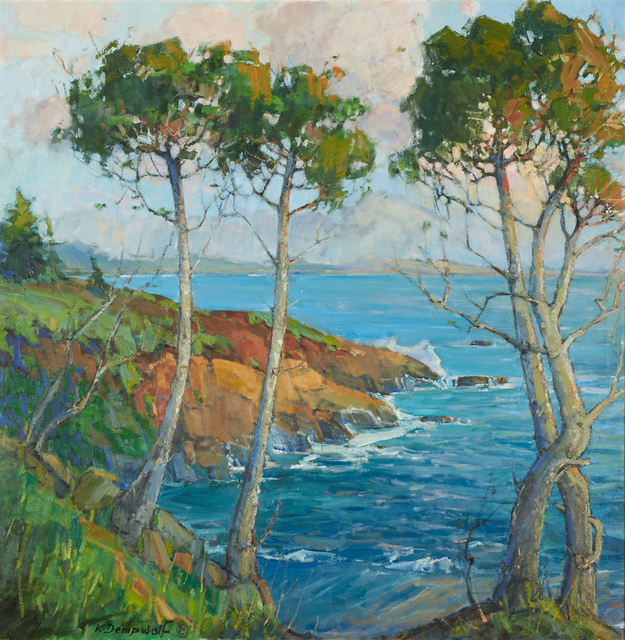 Karl Dempwolf, ‘Point Lobos Sunset’, Painting, Oil on canvas (framed), Rago/Wright