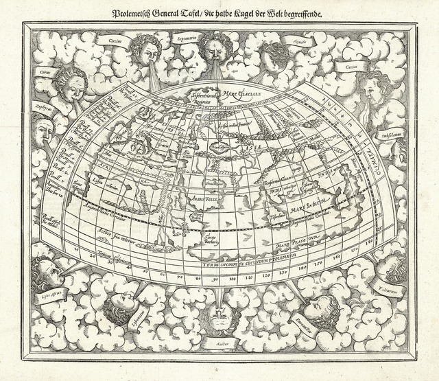 Sebastain Munster Ptolemaisch General Tafel Bereissend Die
