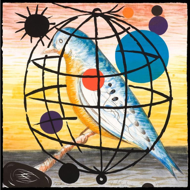 T.L. Solien, ‘Psyche: The Blue Martin’, 1985, Print, Etching, woodcut, screenprint on TGL handmade paper, Walker Art Center