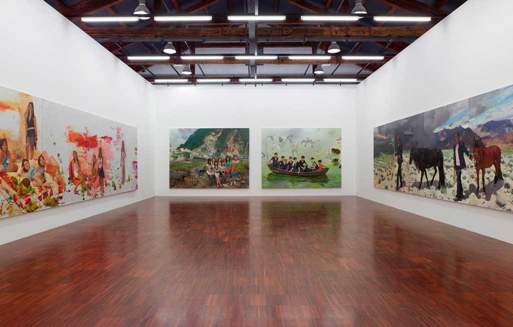 Installation view of exhibition ‘Liu Xiaodong: Painting as Shooting', curated by Jèrôme Sans, Faurschou Foundation in Venice, 2015. Photo by Anders Sune Berg, © Faurschou Foundation Installation view of exhibition ‘Liu Xiaodong: Painting as Shooting', curated by Jèrôme Sans, Faurschou Foundation in Venice, 2015. Photo by Anders Sune Berg, © Faurschou Foundation