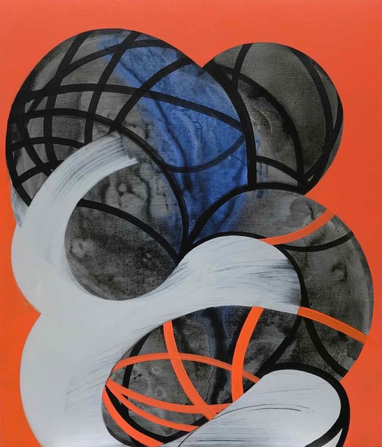 Ian Hughes, ‘Scrum’, 2020, Painting, Arcylic on canvas, 532 Gallery Thomas Jaeckel