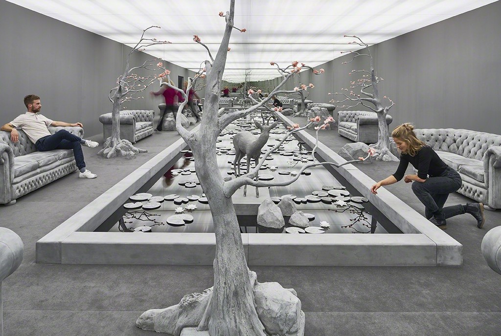 Hans op de Beeck, "The Garden Room", 2017, installation Hans op de Beeck, "The Garden Room", 2017, installation