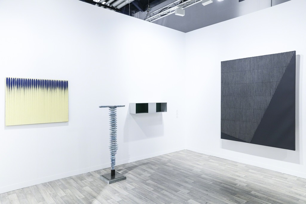 Installation view of Tina Kim Gallery at Art Basel Miami Beach 2016. Photo copyright Charles Roussel and Ocula Installation view of Tina Kim Gallery at Art Basel Miami Beach 2016. Photo copyright Charles Roussel and Ocula