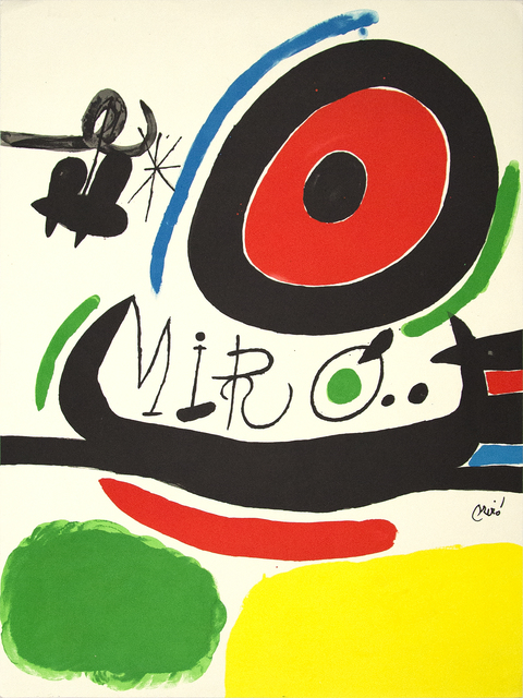 Joan Miró, ‘Poster for the Exhibition of Three Books by Joan Miro in Osaka’, 1970, Heather James Gallery Auction