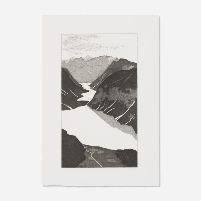 David Hockney, ‘The Lake from llustrations for Six Fairy Tales from the Brothers Grimm’, 1969, Print, Etching, Rago/Wright
