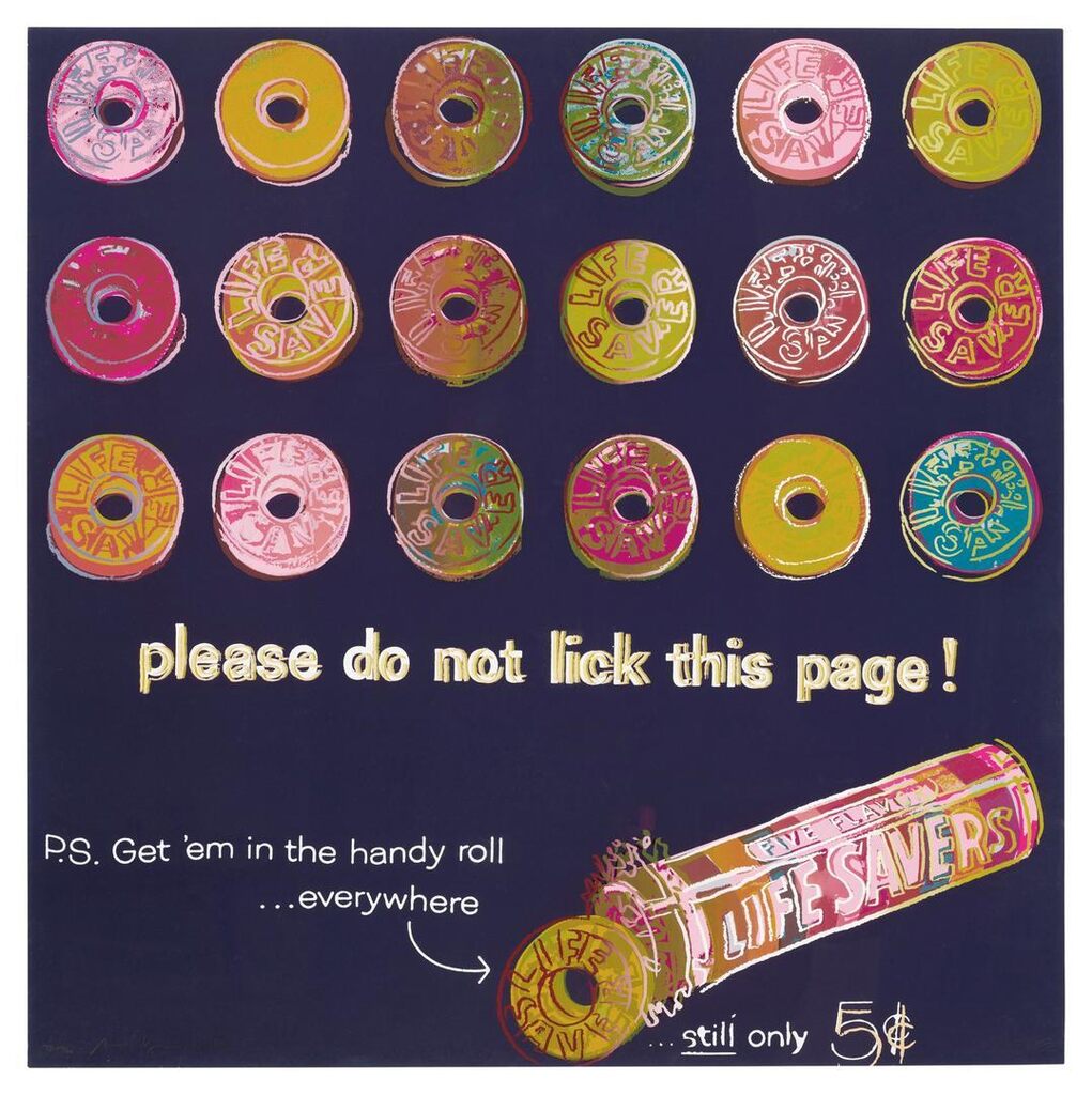 Andy Warhol - Life Savers, from Ads