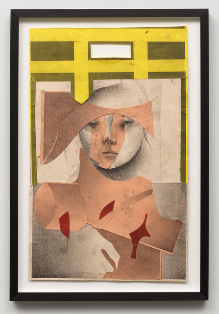 Matthew Monahan, ‘Tulip Mania’, 2019, Drawing, Collage or other Work on Paper, Collage, photocopy on colored paper, framed, Galerie Fons Welters