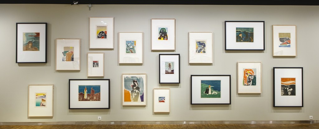 Installation view of "Jorn + Munch" at Munch Museum, Oslo (2016-2017) Installation view of "Jorn + Munch" at Munch Museum, Oslo (2016-2017)
