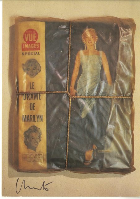 Christo, ‘Wrapped Magazines (Revues Empaquetees), Signed by Christo’, 1991, Ephemera or Merchandise, Offset lithograph postcard, Alpha 137 Gallery