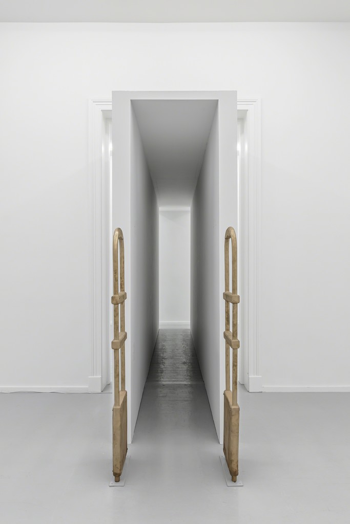 Juan Andrés Milanes Benito, The Treasure Room, 2016, cast bronze, electronic alarm device, wood, drywall, acrylic paint, dimensions variable, Edition 3. 'Microwave for one' Exhibition, Galleri Riis, Oslo, 2017 Juan Andrés Milanes Benito, The Treasure Room, 2016, cast bronze, electronic alarm device, wood, drywall, acrylic paint, dimensions variable, Edition 3. 'Microwave for one' Exhibition, Galleri Riis, Oslo, 2017