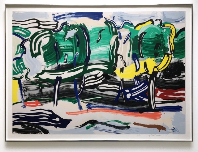Roy Lichtenstein, ‘Road before the Forest’, 1985, Print, Woodcut, lithograph and screenprint on Arches 88 paper, Fine Art Mia
