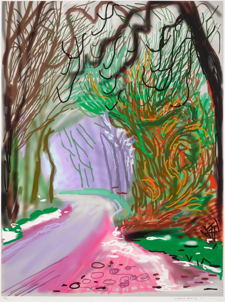 David Hockney - The Arrival of Spring in Woldgate, East Yorkshire in 2011 (twenty eleven) - 1 January