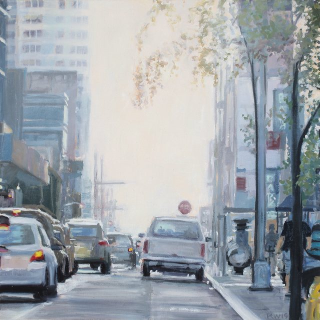 Karen Woods, ‘ Morning Manhattan’, 2019, Painting, Oil on canvas, George Billis Gallery