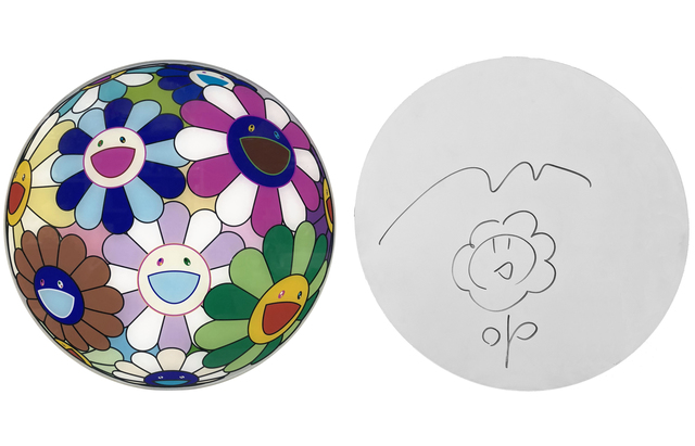 Takashi Murakami, ‘FLOWERBALL DISC WITH ORIGINAL DRAWING’, 2007, Gallery Art