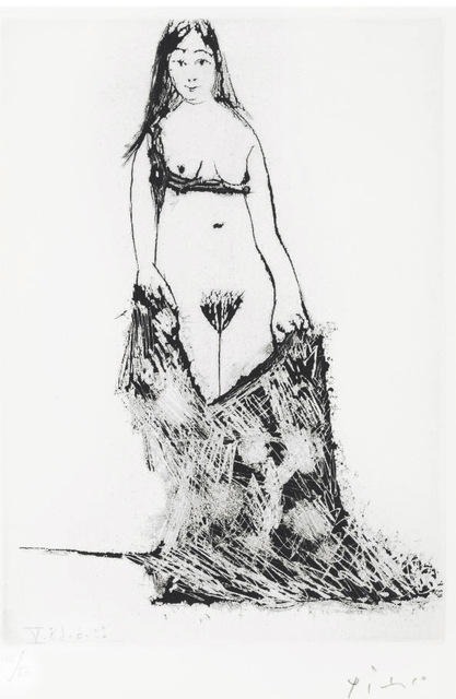 Pablo Picasso, ‘Jeune Femme Laissant Tomber Sa Robe’, 1968, Broadway fine Art