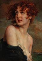 A Young Beauty with Red Hair
