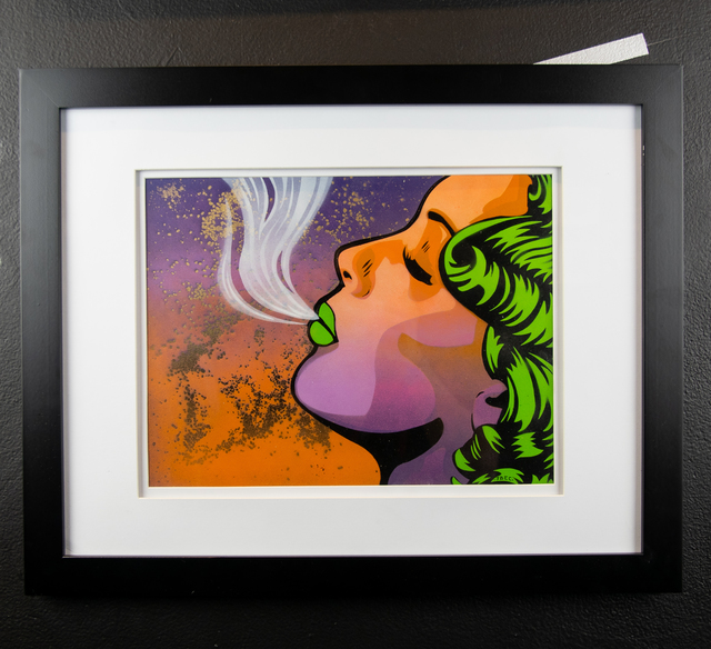 Stoney Eye, ‘Reefer Saneness’, 2018, Painting, Stencil and aerosol, EWKUKS