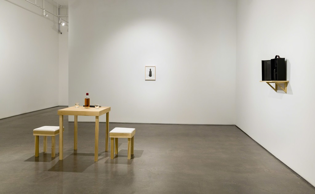 Installation view: MK Guth: Shout, Recount, Get Drunk, 2016. Photo by Etienne Frossard. Installation view: MK Guth: Shout, Recount, Get Drunk, 2016. Photo by Etienne Frossard.