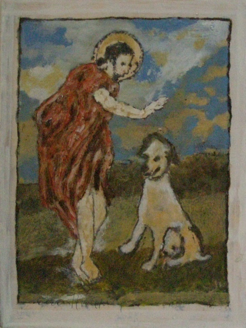 Jean-Pierre Pincemin, ‘Saint Roch’, 2000, Painting, Oil on paper monted on canvas, DIGARD AUCTION
