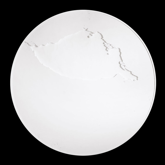 Manuel Merida, ‘Cercle Blanc Titane’, 2012, Mixed Media, Painted wood, pigment, glass and motor, Galería RGR