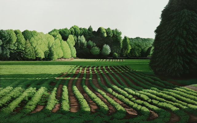 Anita Mazzucca, ‘The Farm on Tennent Road’, 2019, Painting, Oil on Canvas, Gallery Henoch