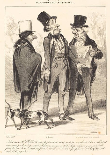 Honoré Daumier, ‘Sans doute M. Riflot le droit...’, 1839, National Gallery of Art, Washington, D.C.