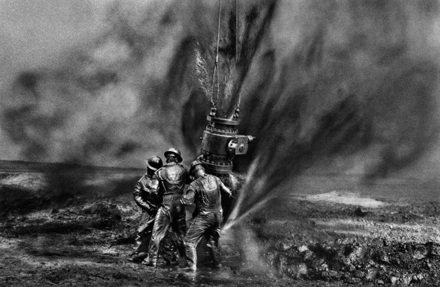 Sebastião Salgado, ‘Workers Struggle to Remove Bolts, Oil Wells, Kuwait’, 1991, Atlas Gallery
