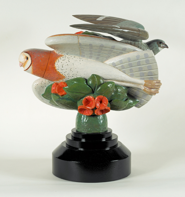 David Everett, ‘Eventide’, 2015, Sculpture, Polychromed mahogany, Valley House Gallery & Sculpture Garden