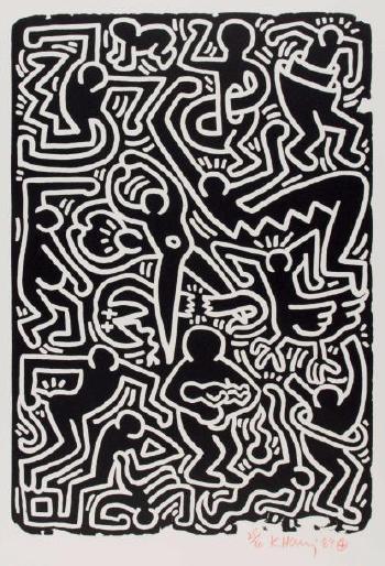 Keith Haring - Stones ,
1989