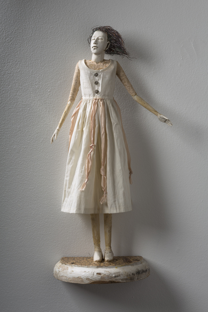 Cathy Rose, ‘Promise’, 2016, Sculpture, Hand-formed porcelain and found materials, Seager Gray Gallery