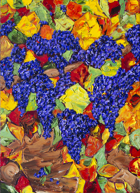 JD Miller, ‘Majestic Vineyards’, ca. 2014, Painting, 3-Dimensional Oil on Canvas, Samuel Lynne Galleries