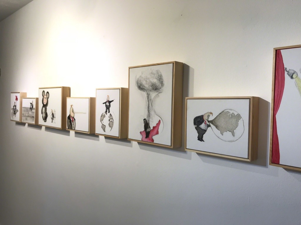 installation view Trumpito (Homage to Thomas Nast) oil on canvas installation view Trumpito (Homage to Thomas Nast) oil on canvas