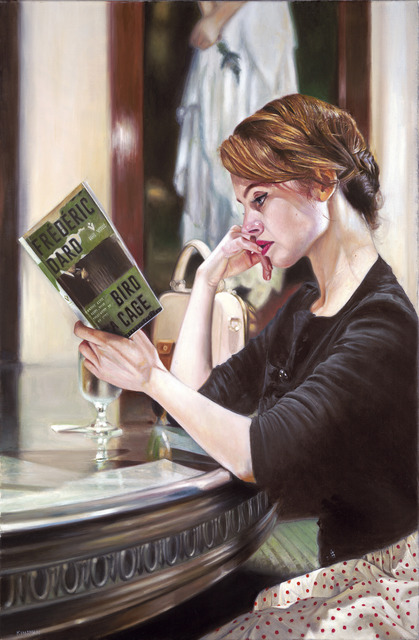 Andrew Kinsman, ‘The Reader’, 2017, Print, Canvas on board, Castle Fine Art