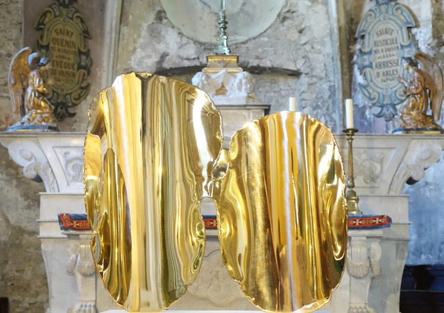 Guillaume Castel, ‘Nori’, 2018, Sculpture, Brass and Corten Steel, Galerie Ariane C-Y