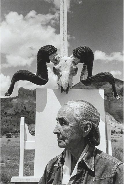 Arnold Newman, ‘Georgia O'Keefe, Ghost Ranch, New Mexico’, 1968, HackelBury Fine Art