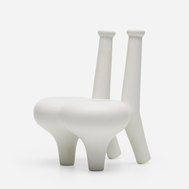 Satyendra Pakhalé, ‘Mini FOC (Flower Offering Chair) vase’, c. 2010, Design/Decorative Art, Ceramic, Rago/Wright