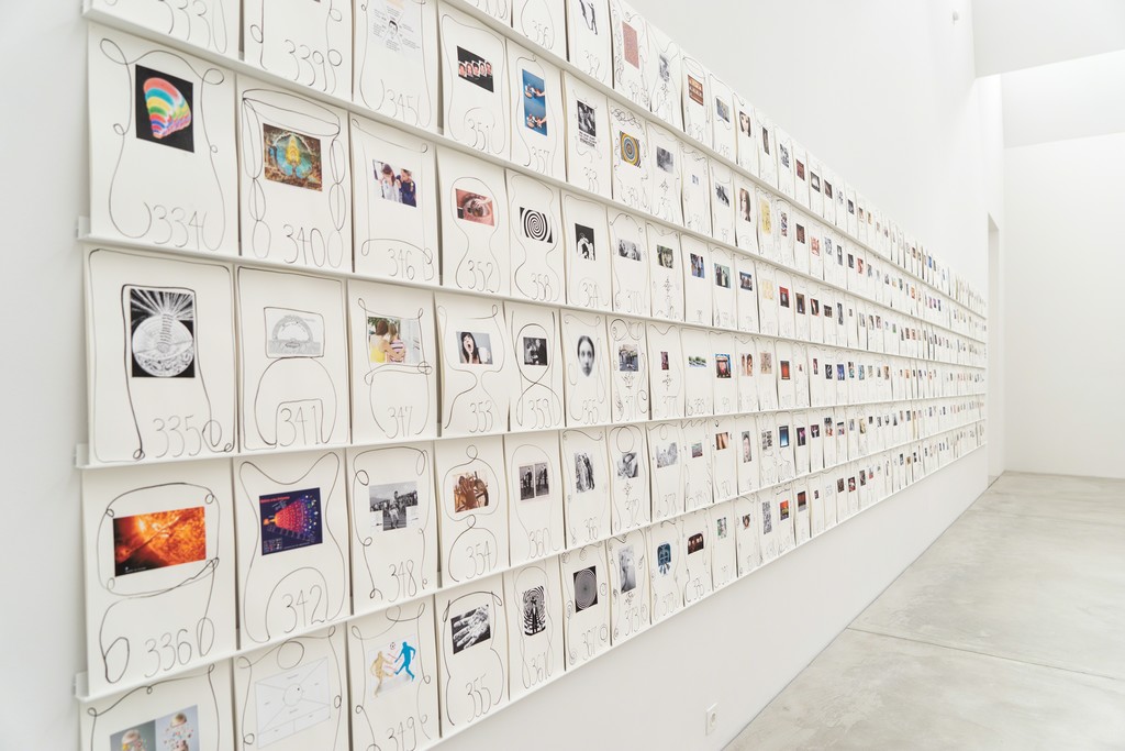 Installation view of "Matt Mullican: Nothing Should Exist" at Kunstmuseum Winterthur, 2016. Installation view of "Matt Mullican: Nothing Should Exist" at Kunstmuseum Winterthur, 2016.