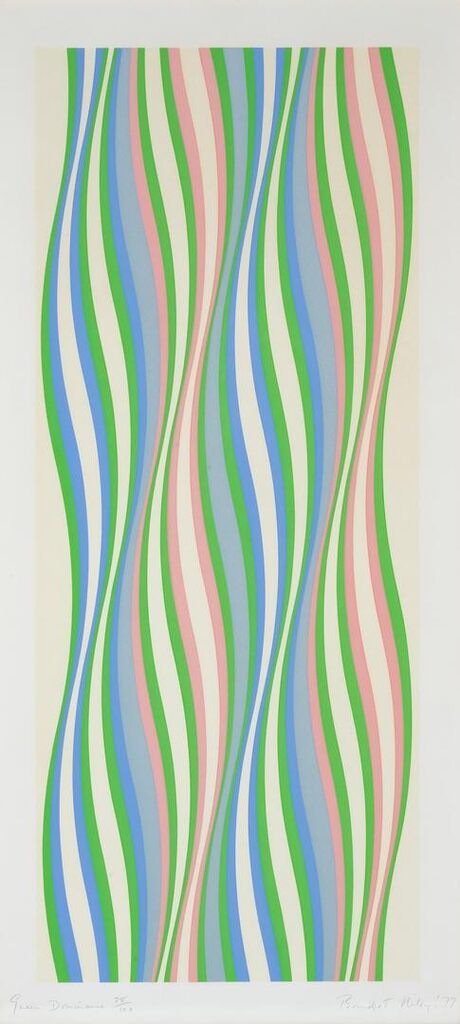 Bridget Riley - Green Dominance (Schubert 22; Tommasini & Gubay 23)